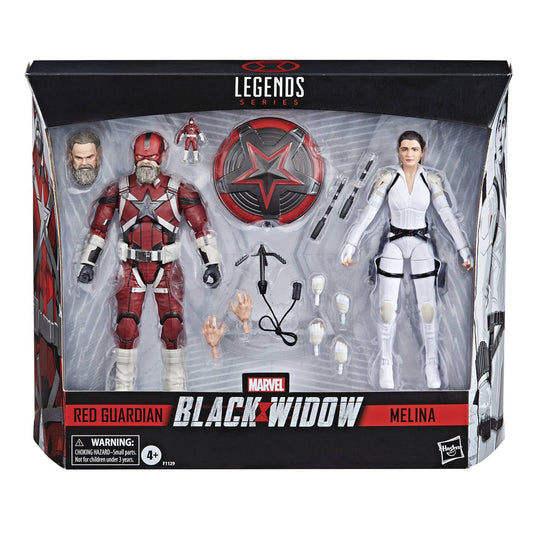 BLACK WIDOW LEGENDS 6IN RED GUARDIAN/MELINA 2PK Action Figure