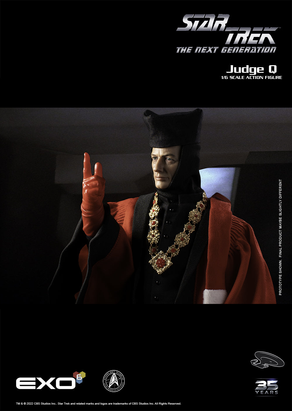 Star Trek Next Generation Judge Q 1/6 Scale Action Figure