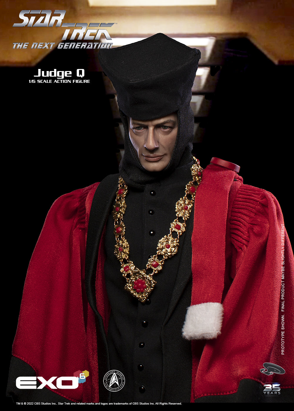 Star Trek Next Generation Judge Q 1/6 Scale Action Figure