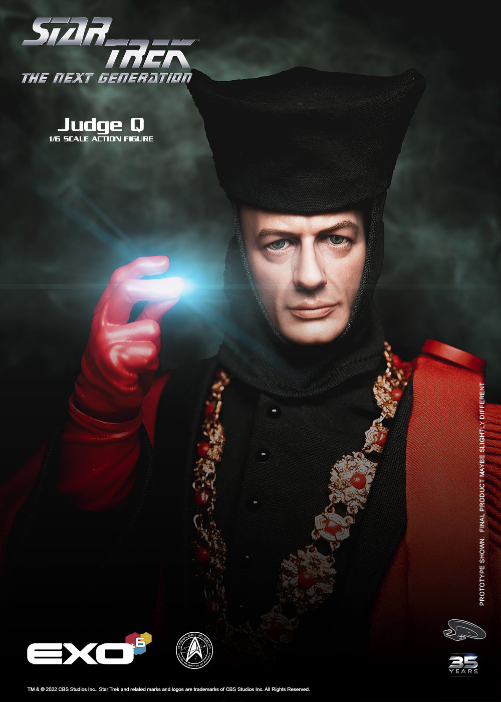 Star Trek Next Generation Judge Q 1/6 Scale Action Figure