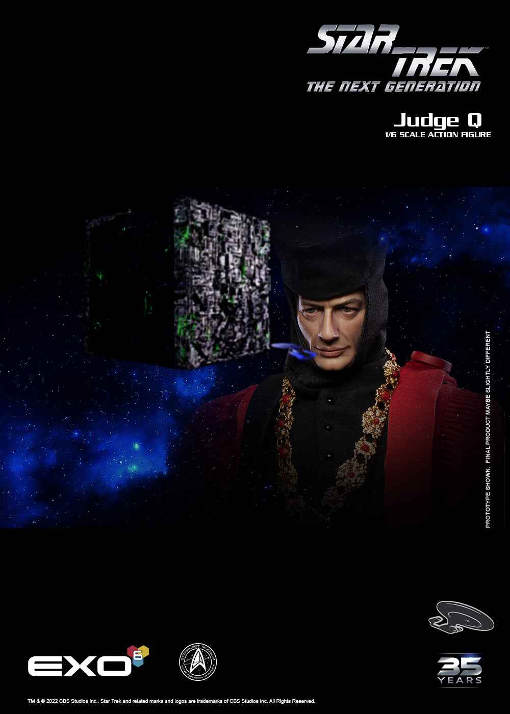 Star Trek Next Generation Judge Q 1/6 Scale Action Figure