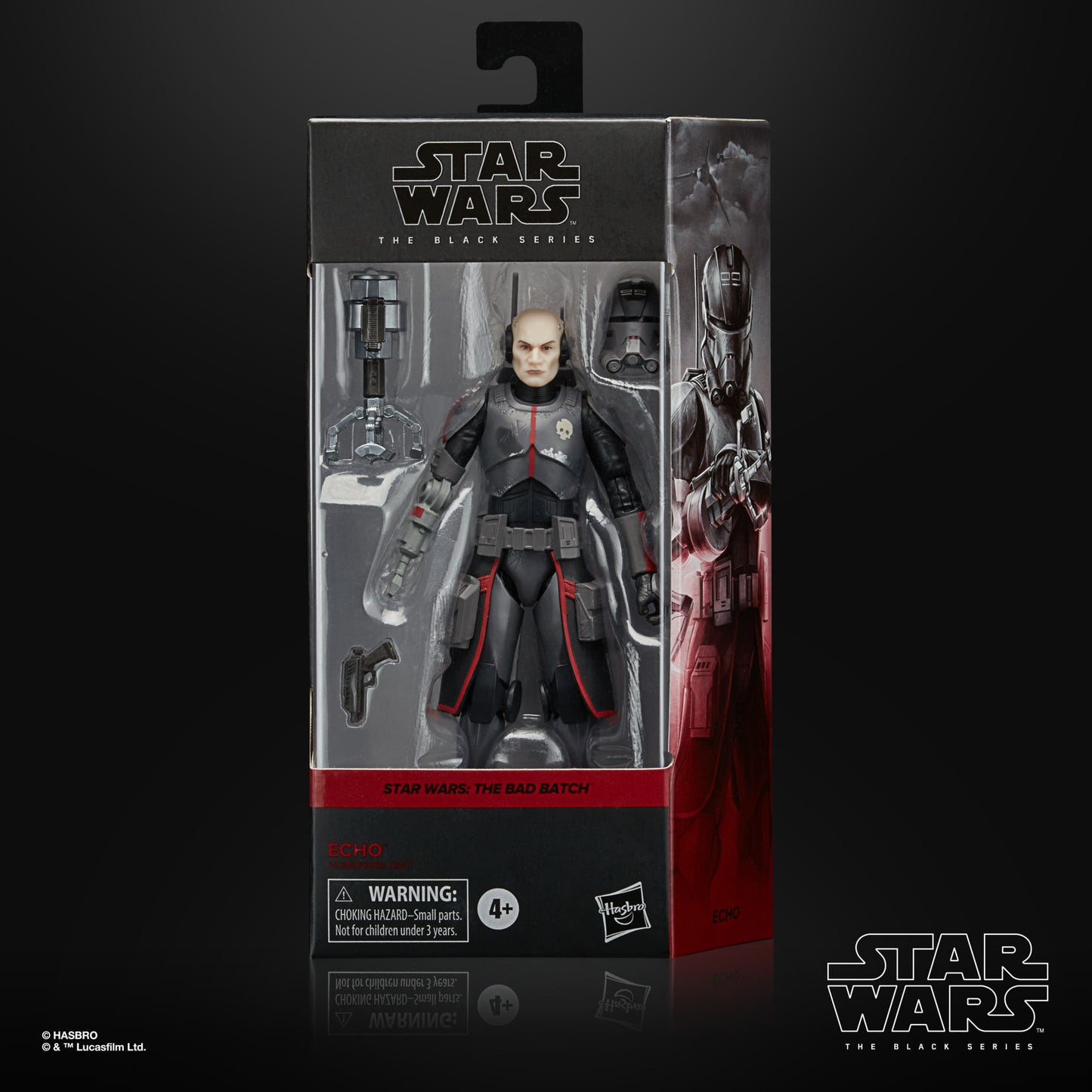 Star Wars Black 6in Echo Action Figure Case