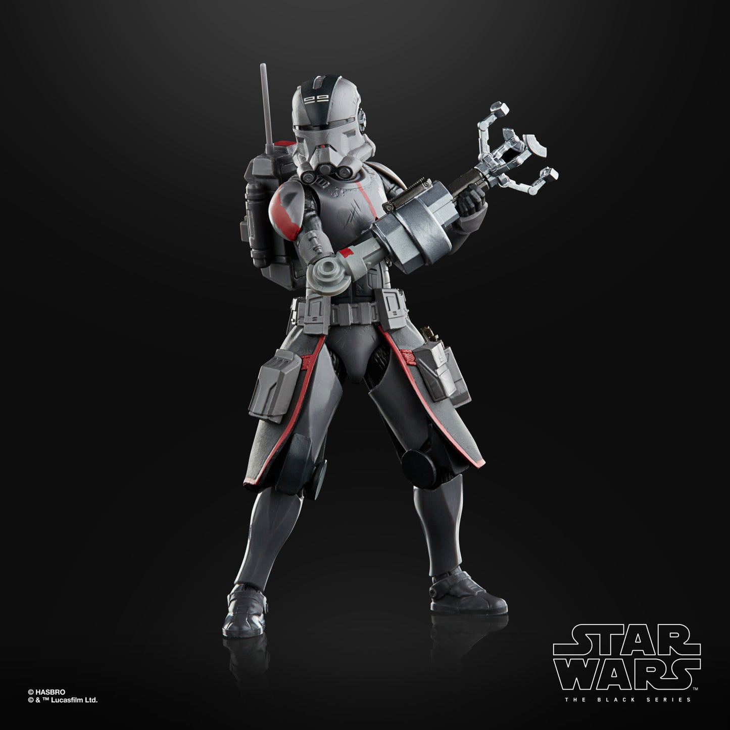Star Wars Black 6in Echo Action Figure Case