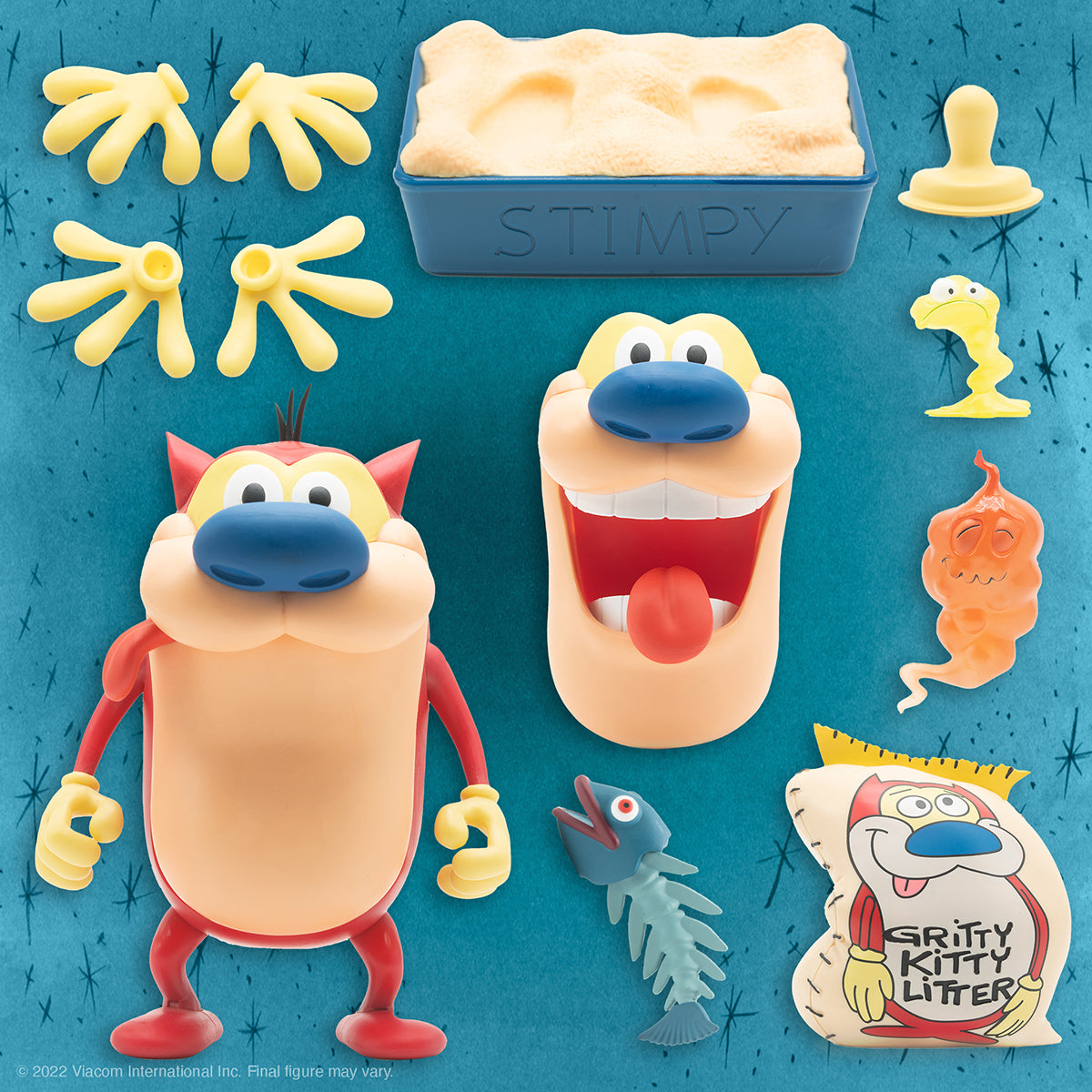 Ren & Stimpy Ultimates W1 Stimpy Action Figure