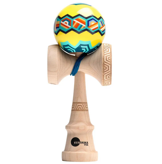 Kaizen Kendama - Nova Shape - Yellow Hex