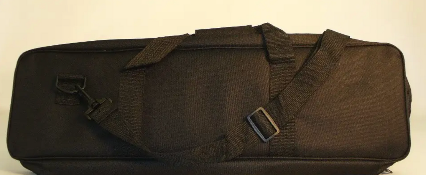Chess Bag - Black Canvas Padded Chess tote