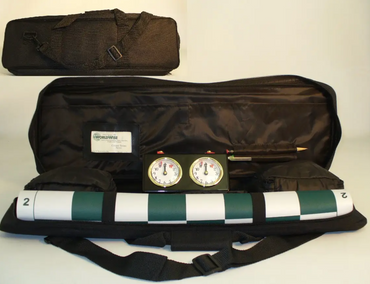 Chess Bag - Black Canvas Padded Chess tote