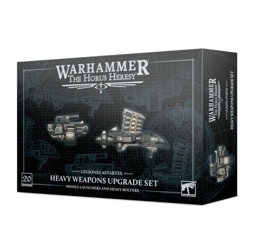 Warhammer: The Horus Heresy – Heavy Weapons Upgrade Set – Missile Launchers and Heavy Bolters