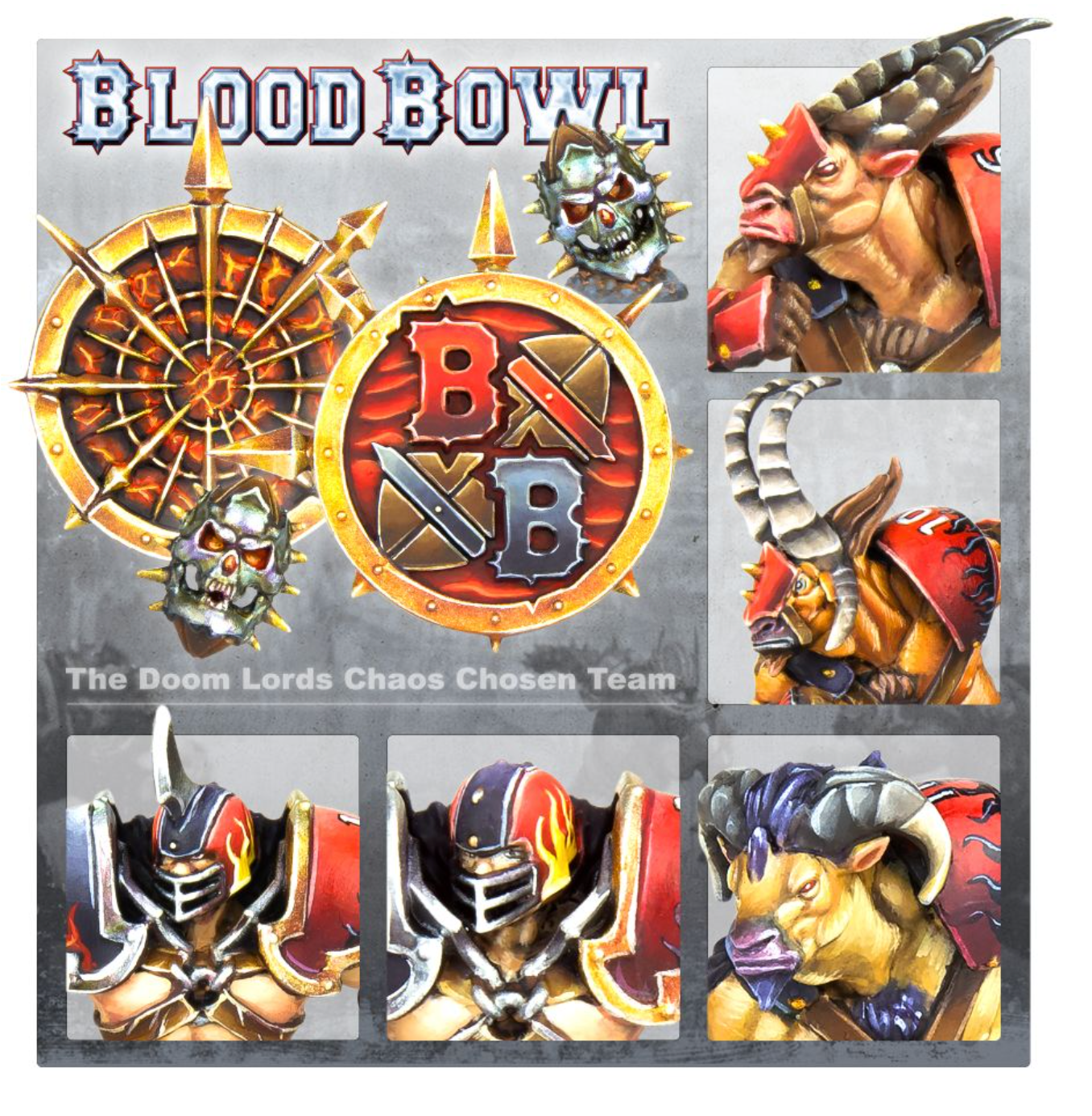 Games Workshop Blood Bowl Chaos Chosen Team: The Doom Lords