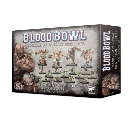 Games Workshop Ogre Blood Bowl Team – Fire Mountain Gut Busters