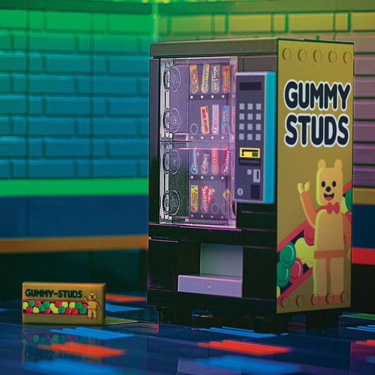 Gummy Studs - Custom LEGO Candy Bar Vending Machine