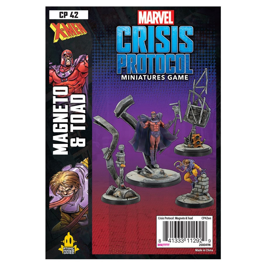 Marvel Crisis Protocol: Magneto and Toad Character Pack