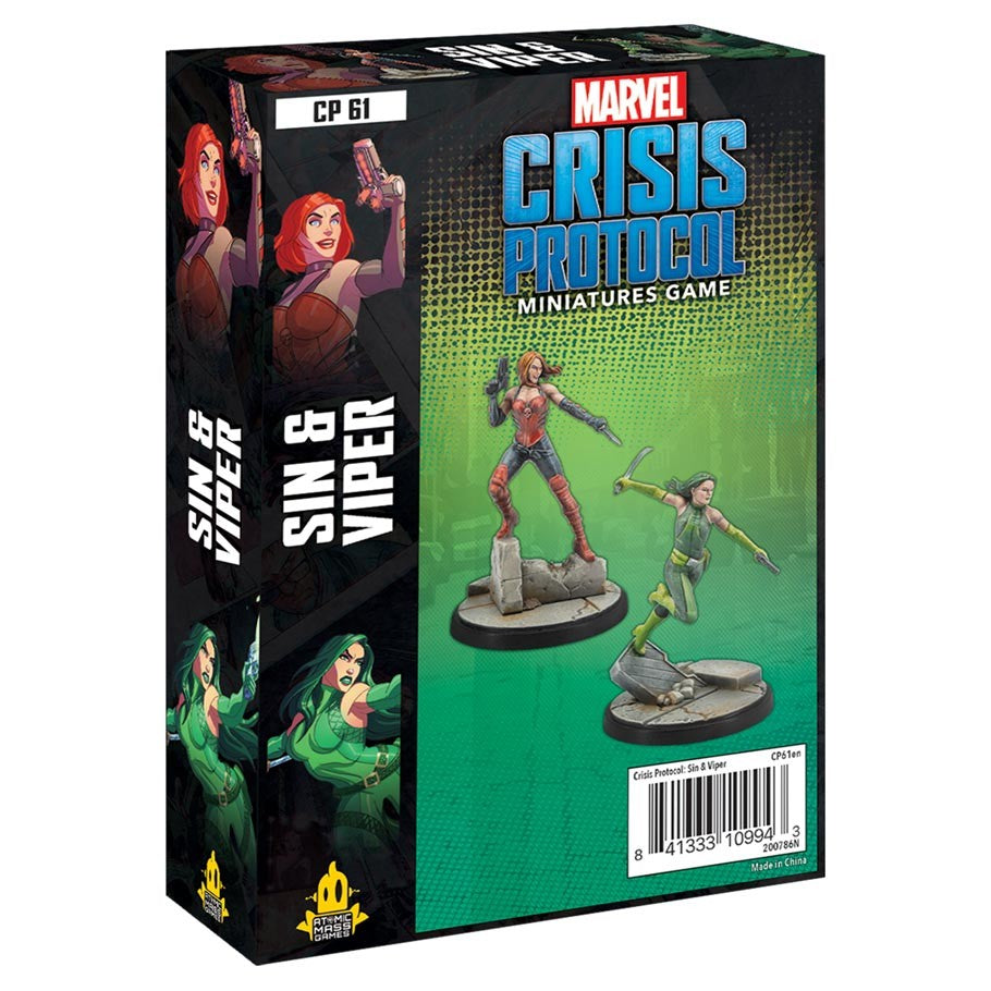Marvel Crisis Protocol: Sin and Viper Character Pack