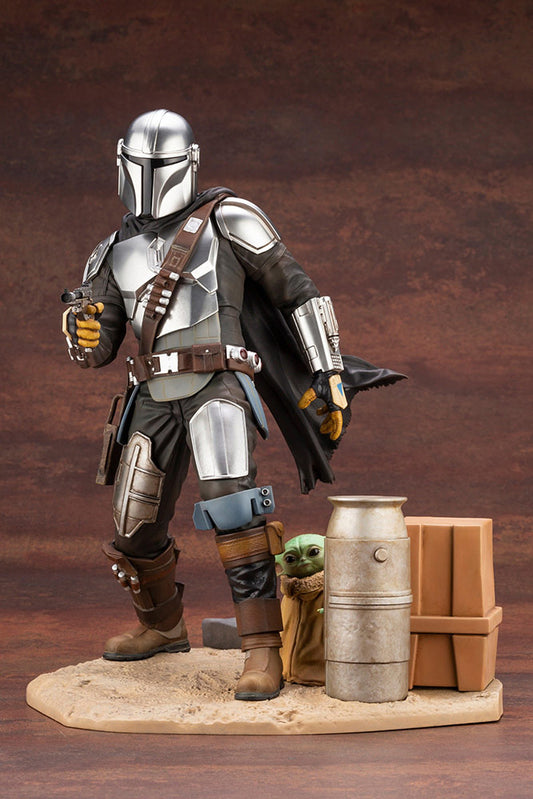 THE MANDALORIAN & THE CHILD ARTFX PVC STATUE