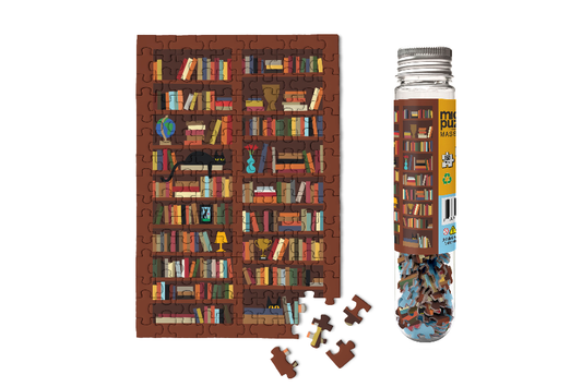 Bookcase Mini jigsaw puzzle book store lover gift