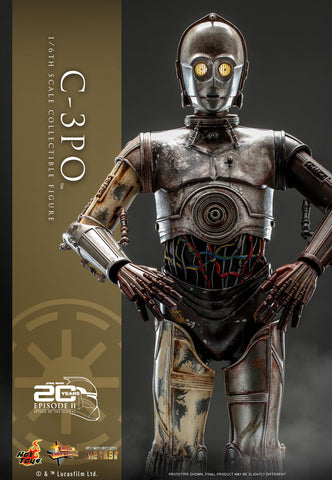 C-3PO Attack of the Clones Sixth Scale Figure by Hot Toys - 911039
