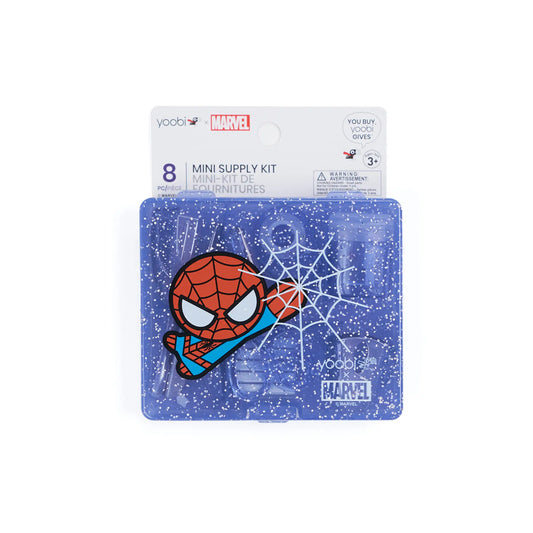 Yoobi Mini Supply Kit Box Kawaii Spiderman
