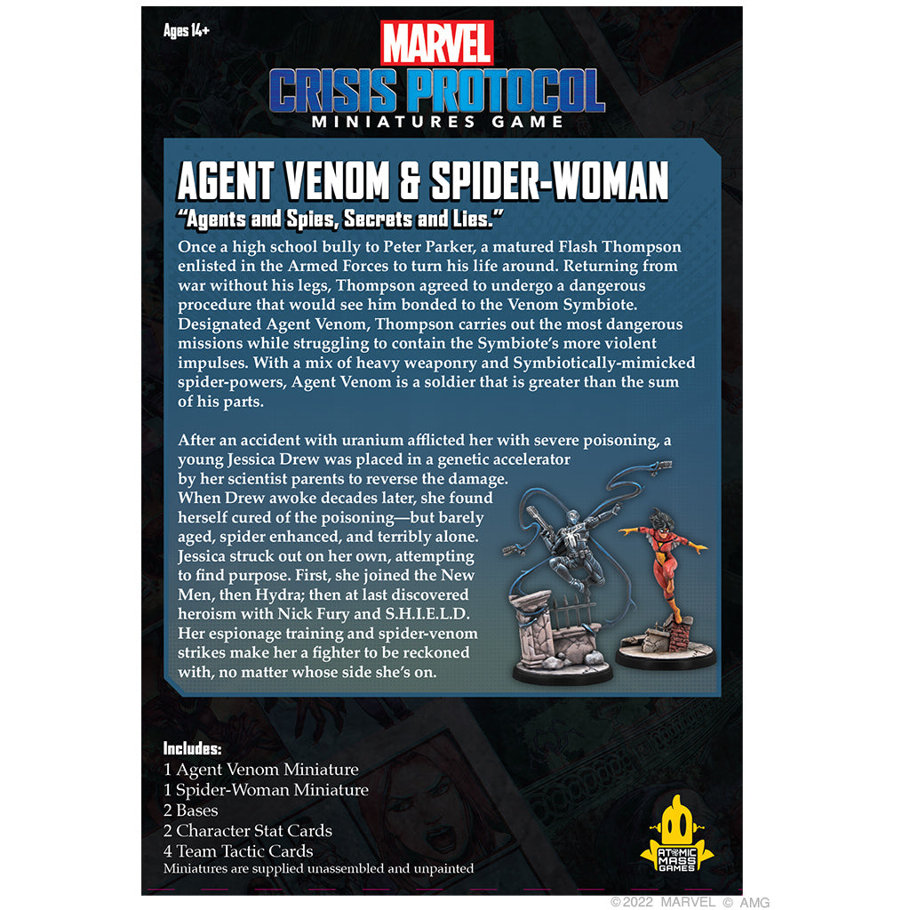 Marvel Crisis Protocol: Agent Venom and Spider Woman