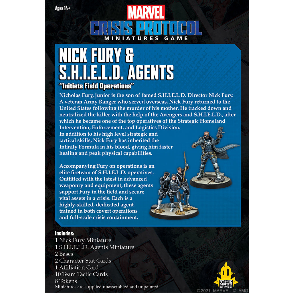 Marvel Crisis Protocol: Nick Fury and S.H.I.E.L.D. Agents