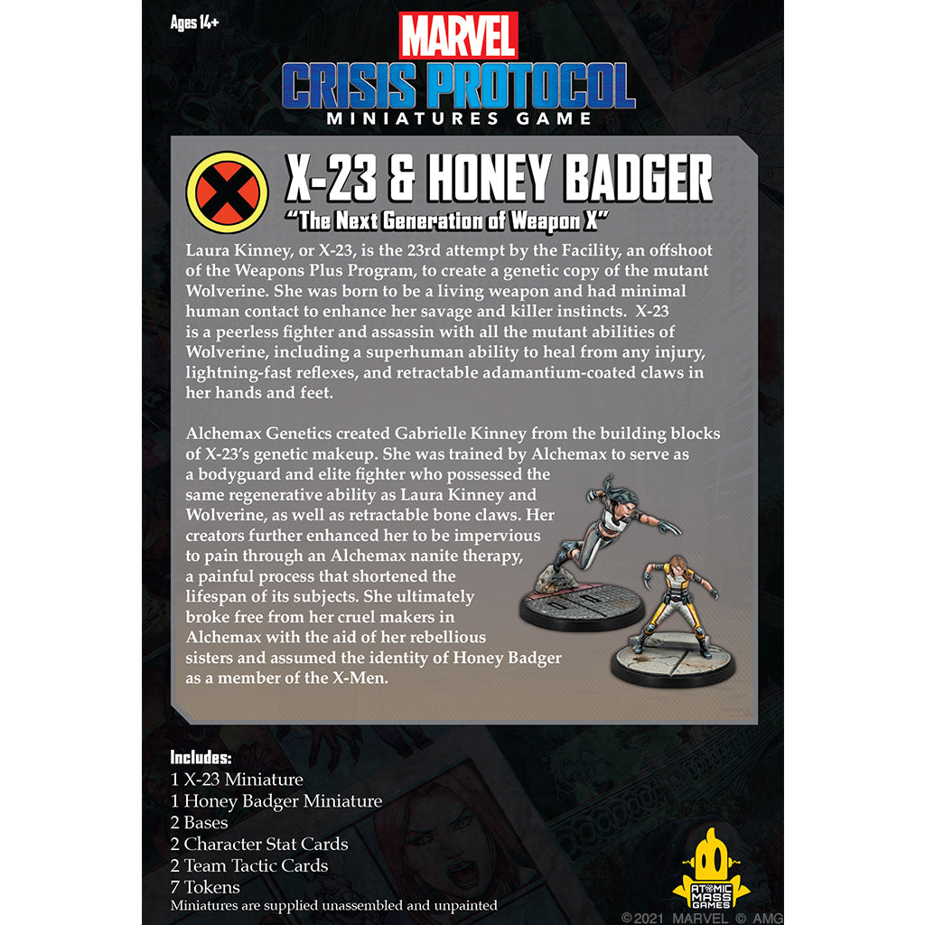 Marvel Crisis Protocol: X-32 and Honey Badger
