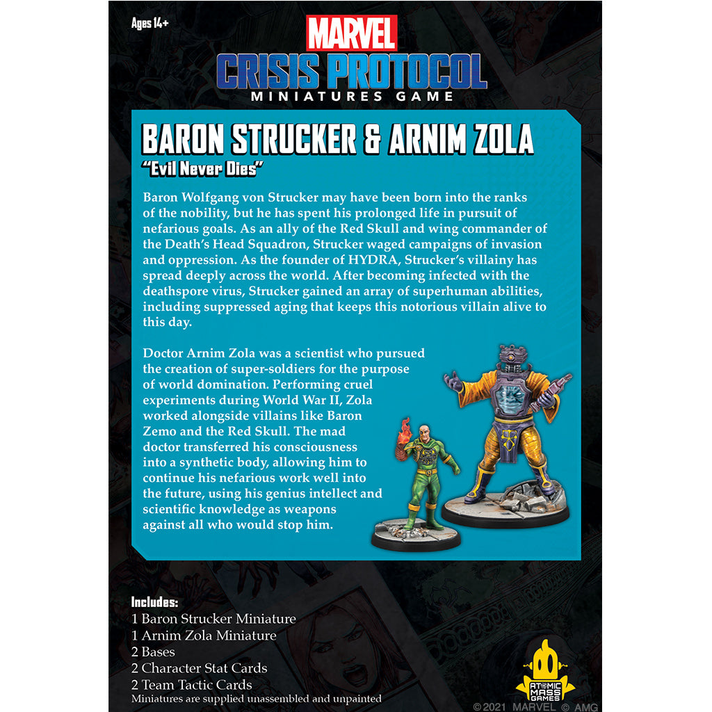 Marvel Crisis Protocol: Baron Strucker and Arnim Zola