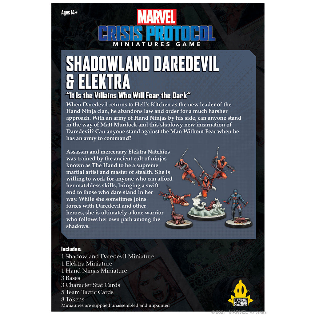Marvel Crisis Protocol: Shadowland Daredevil and Elektra