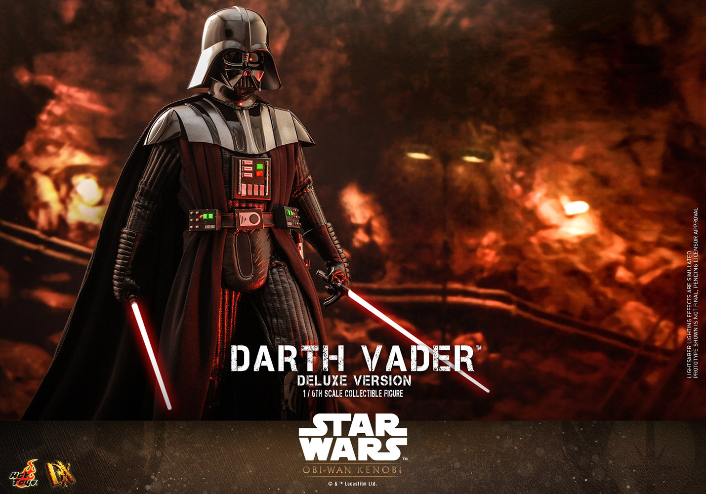 Darth Vader (Deluxe Version) Sixth Scale Figure by Hot Toys