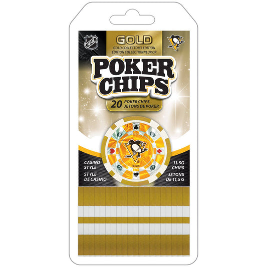 Pittsburgh Penguins NHL Poker Chips 20pc