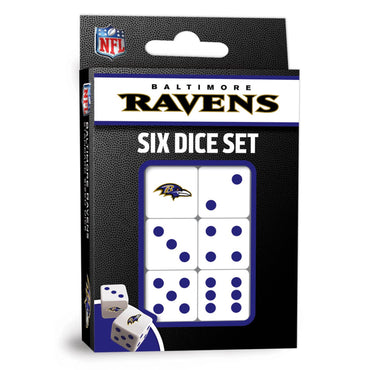 Baltimore Ravens NFL Dice Set