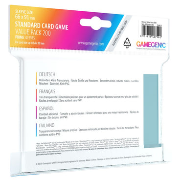 Gamegenic Standard Sleeves Value Pack