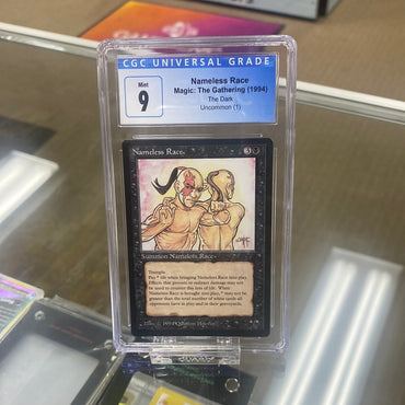 Nameless Race - The Dark - Graded Magic the Gathering - CGC 9 Mint