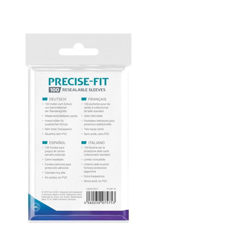 Precise-Fit Resealable Sleeves Standard Size 100ct