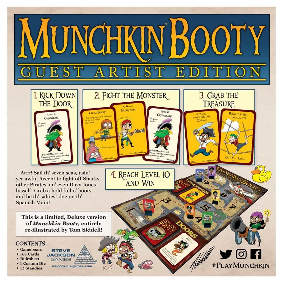 Munchkin Booty: Guest Artist Edition (Tom Siddell)