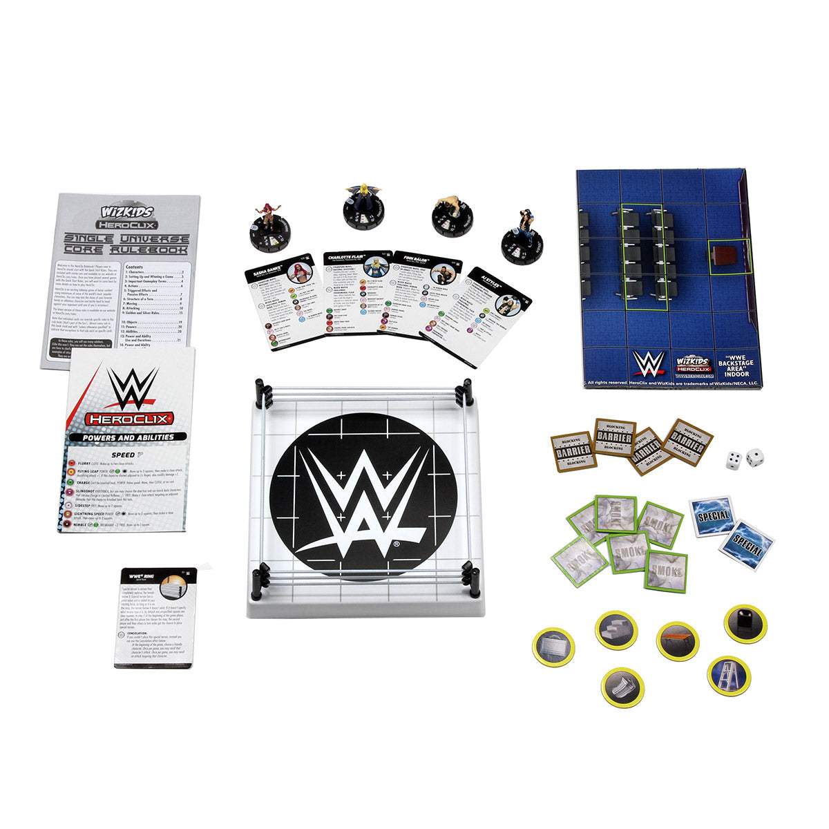 HeroClix: Mixed Match Challenge WWE Ring 2-Player Starter Set